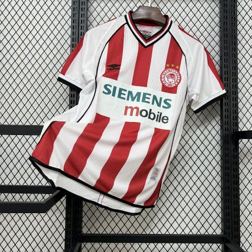 2001/02 Retro Olympiacos FC Home Jersey
