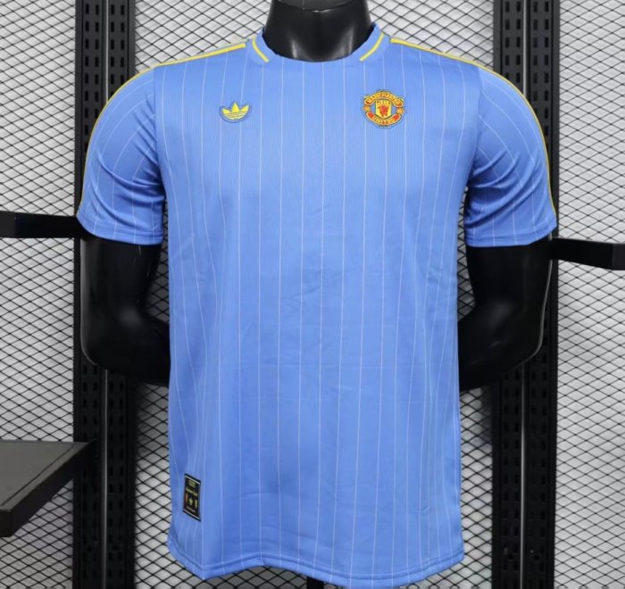 Player Version 25/26 Manchester United Sky Blue  Adidas Original Jersey