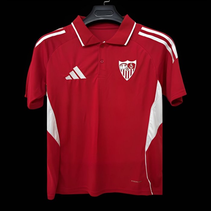 25/26 Sevilla Red POLO Jersey