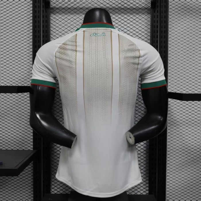Player Version 2025 Algeria Home White Jersey