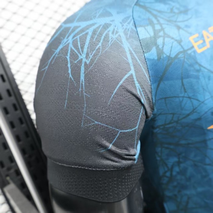 Player Version 25/26 Napoli Halloween Blue Jersey-Glow In Dark