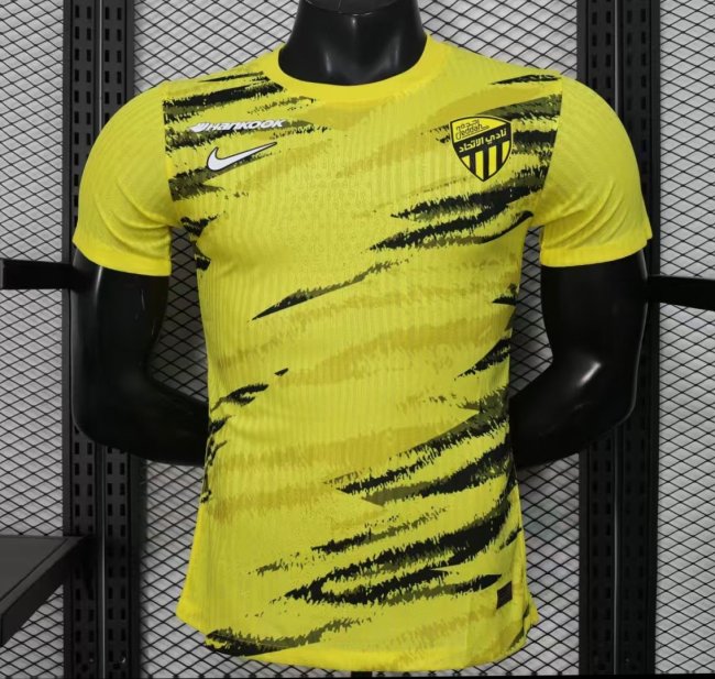 Player Version 25/26 Al-Ahli Saudi  Yellow Pre-Match Jersey