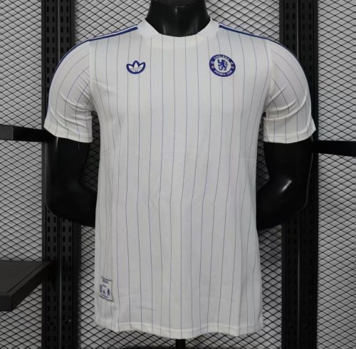 Player Version 25/26 Chelsea White Adidas Original Casual Jersey