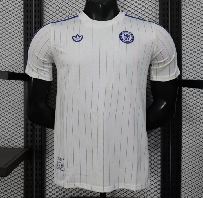 Player Version 25/26 Chelsea White Adidas Original Casual Jersey