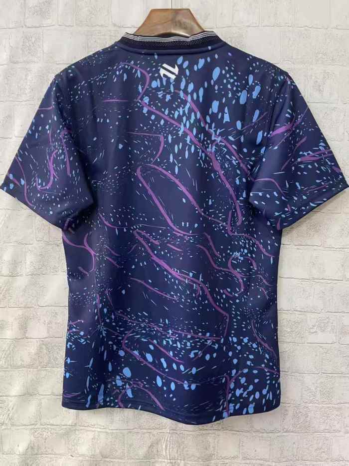 2026 Ireland GAA U20 Hurling Navy with Purple Marble Pattern Jersey