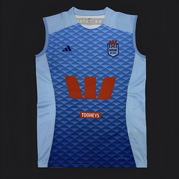 2026 NSW Blues Sky Blue with Diamond Pattern Women's Jersey