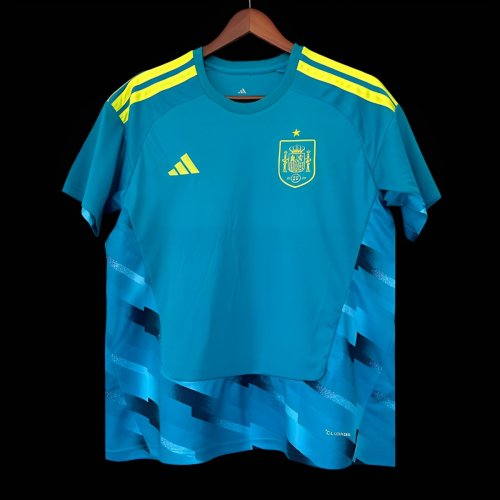 2026 Spain Blue Goalkeeper Jersey