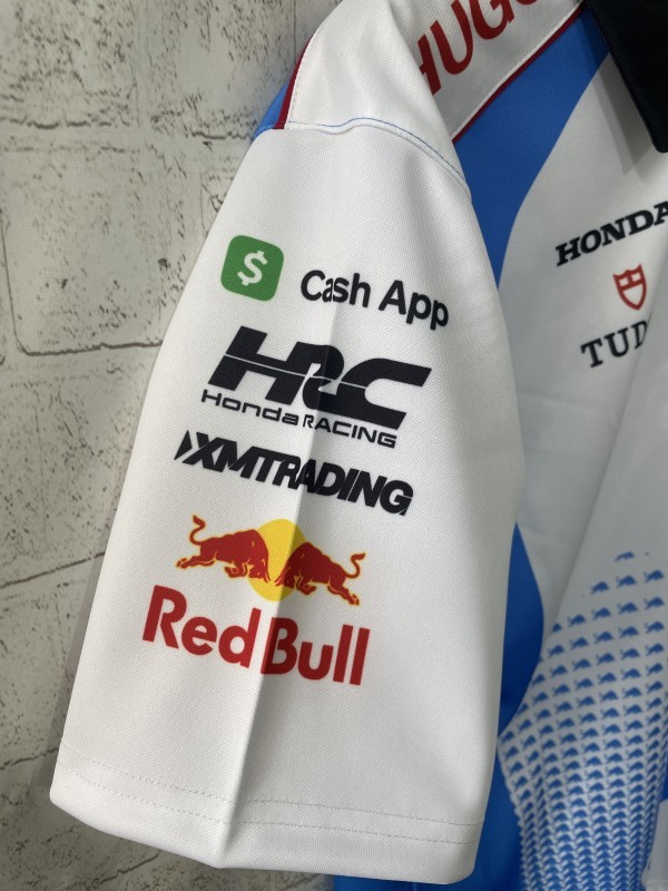 2026 F1 Red Bull Racing White with Blue Bull Graphic Polo