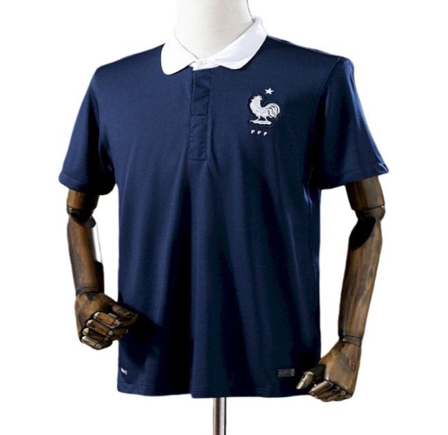 2014 Retro France Home Jersey