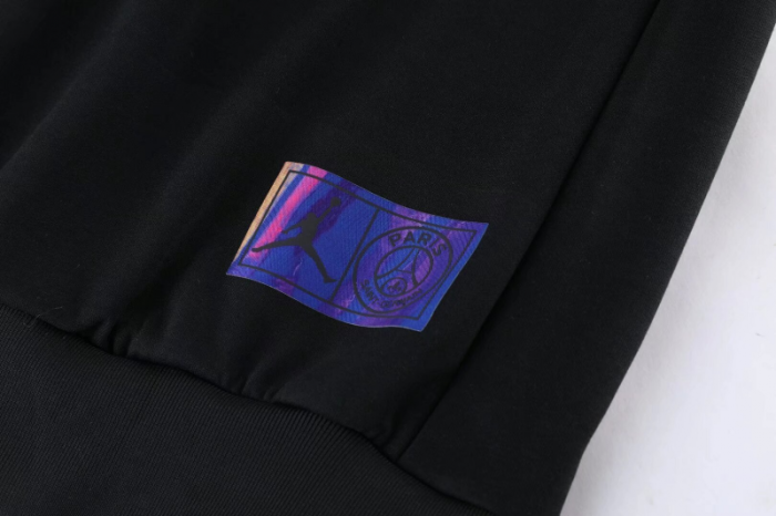 2025 Air Jordan Jumpman Black Purple Hoodie Full Zipper Jacket+Long Pants