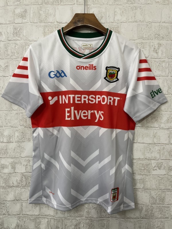 25/26 Mayo GAA White with Red Trim Jersey