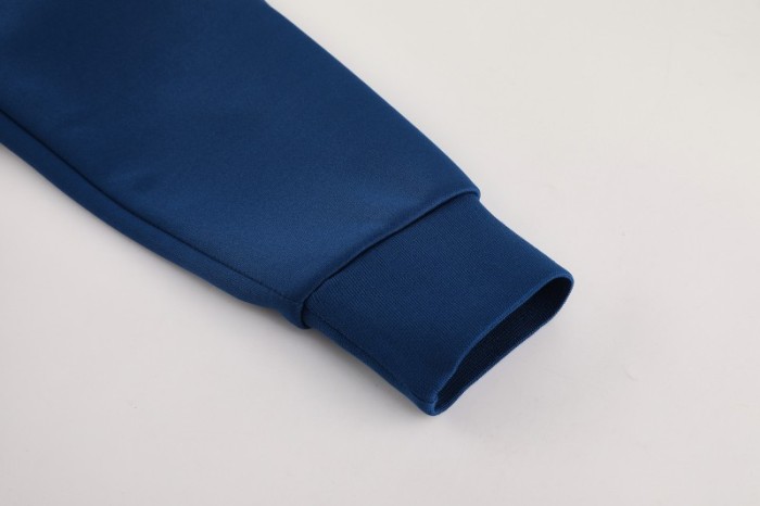 2025 Adidas Azure Blue Full Zipper Jacket+Long Pants