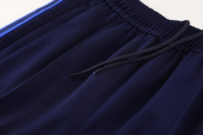 25/26 Olympique lyonnais/Lyon Blue Full Zipper Jacket+Long Pants