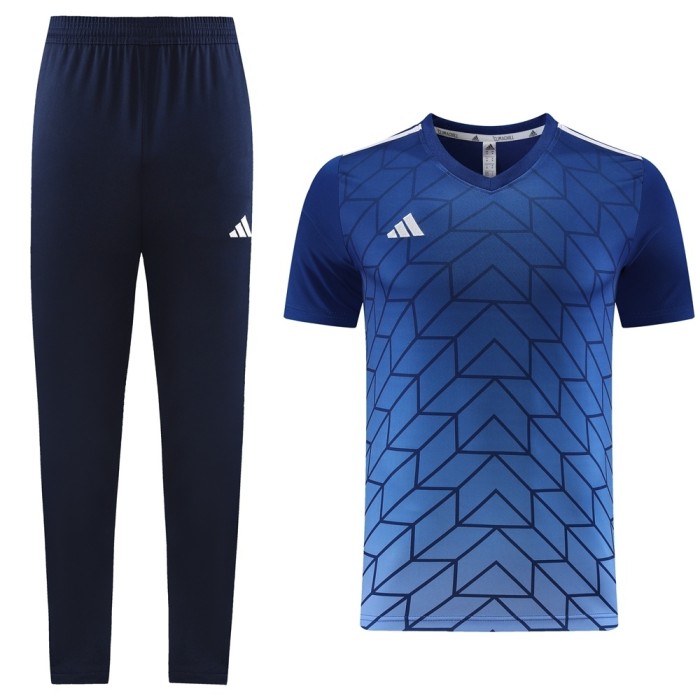 2025 Adidas Royal Blue Full Zipper Jacket+Long Pants