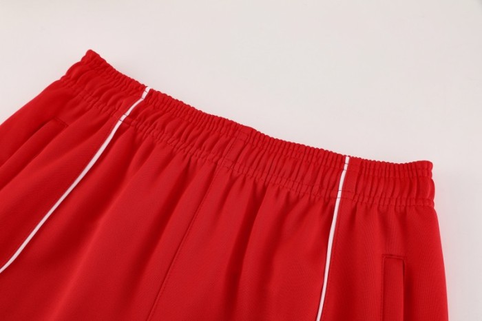 25/26 Bayern 07 Red Full Zipper Jacket+Long Pants