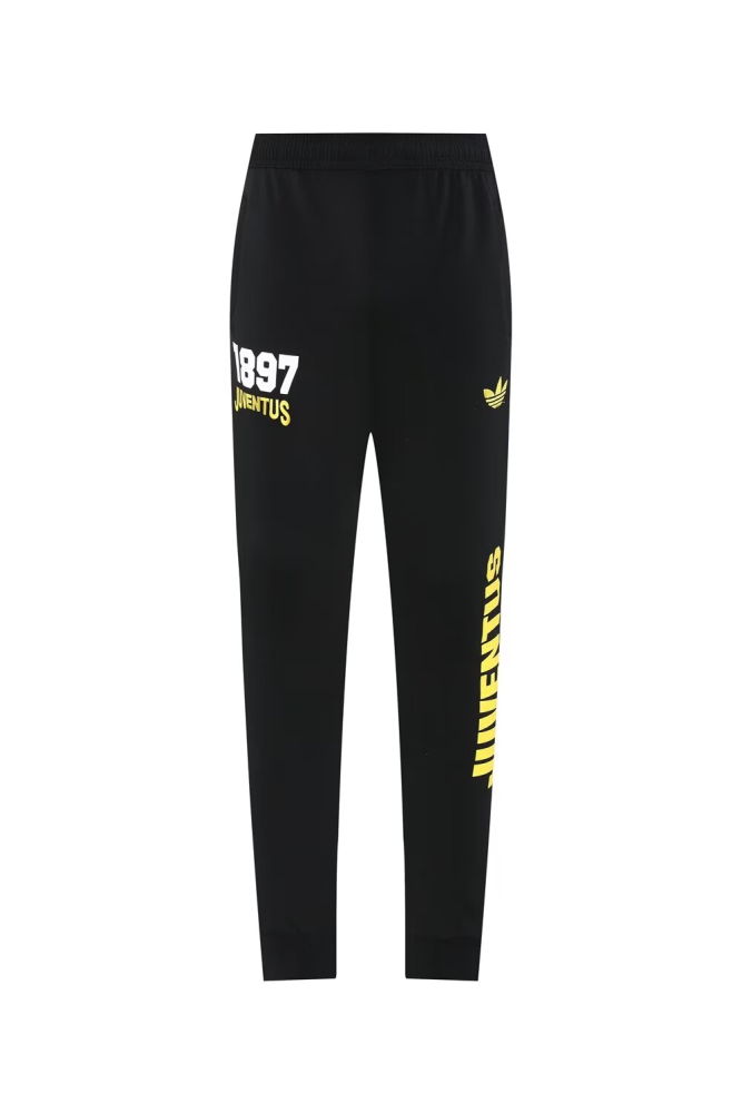 25/26 Juventus Black Sweatshirt Full Zipper Jacket+Long Pants