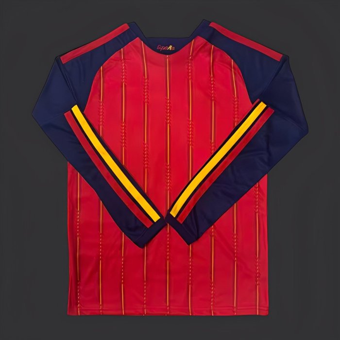 2026 Spain Home Long Sleeve Jersey