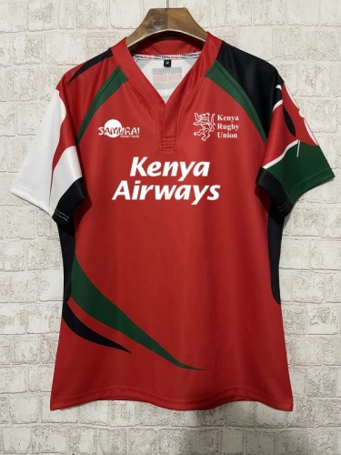 2026 Kenya Red with Diagonal Stripes Jersey