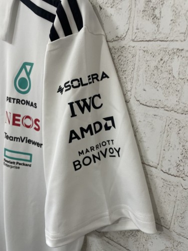 2026 F1 Mercedes-AMG Petronas F1 Team White Polo Shirt