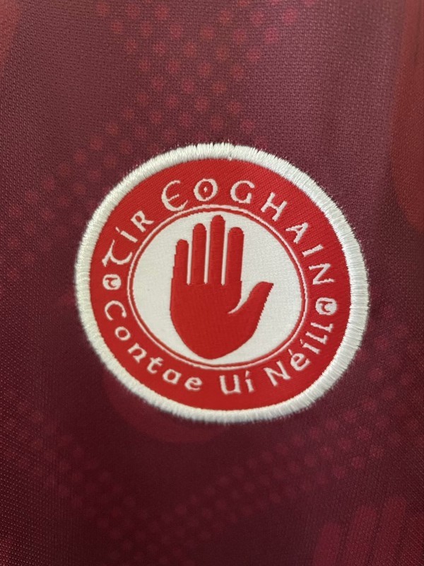 25/26 Tyrone GAA Maroon with Gold Accents Jersey