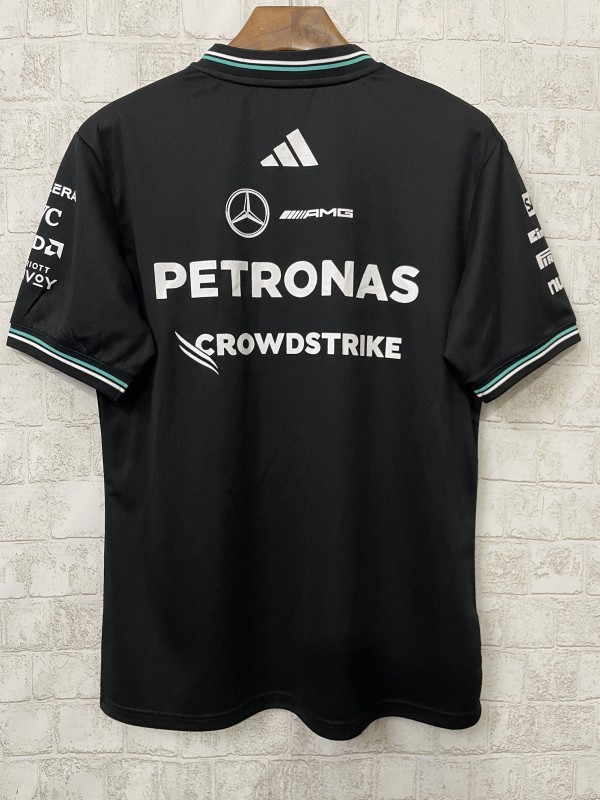 2026 F1 Mercedes-AMG Petronas F1 Team Black with Teal Trim Jersey