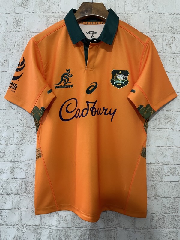2026 Australia Wallabies Gold with Green Accents Jersey