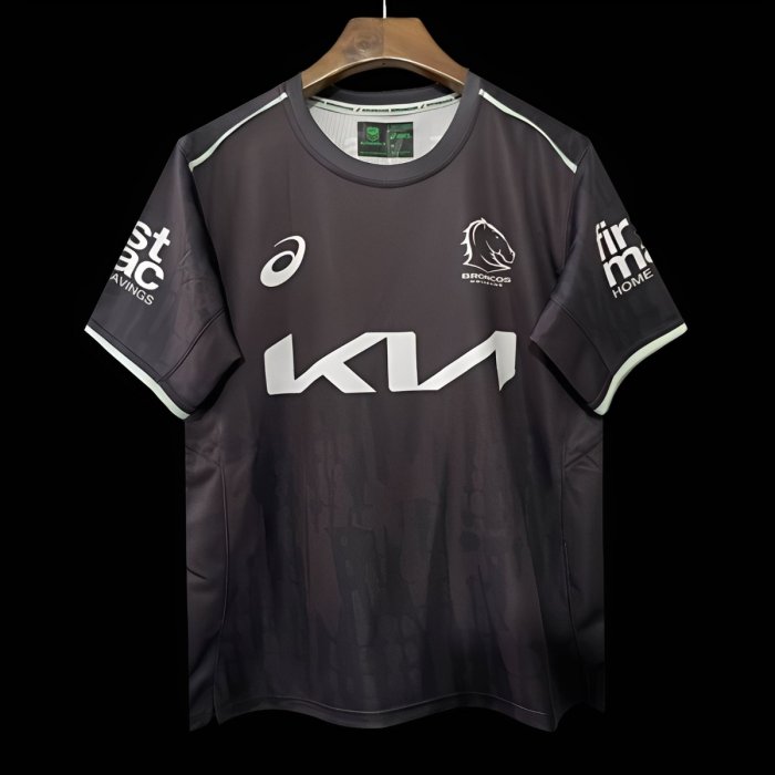 25/26 Brisbane Broncos Charcoal Grey Training Jersey