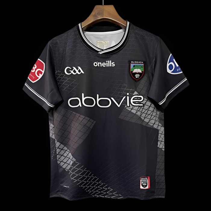 25/26 Sligo GAA Black with Geometric Pattern Jersey