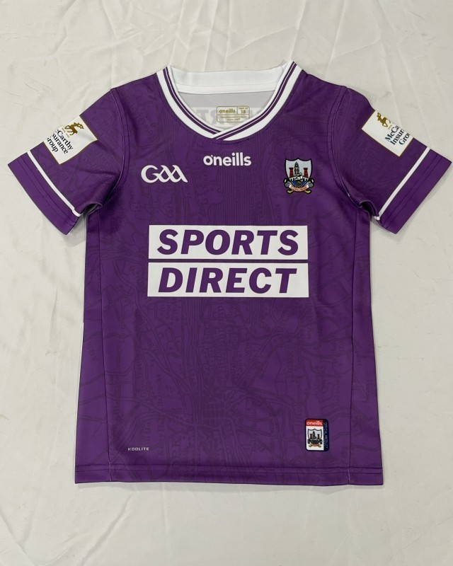 25/26 Kids Kilmacud Crokes Purple with White Trim Home Jersey