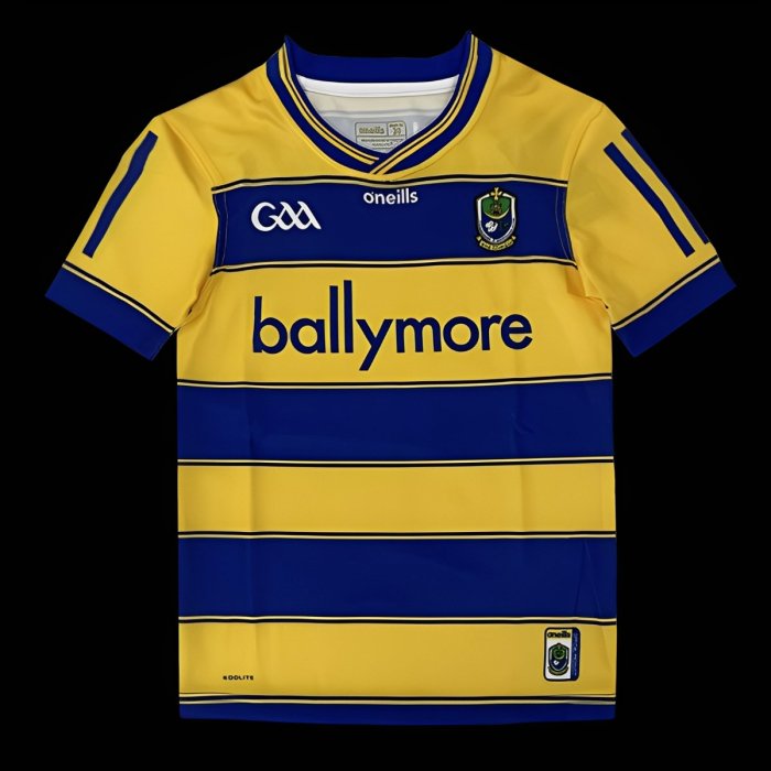 25/26 Roscommon GAA Yellow with Blue Hoops Home Jersey