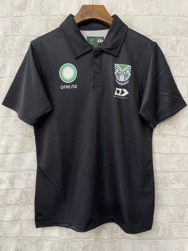 25/26 New Zealand Warriors Black Polo Shirt