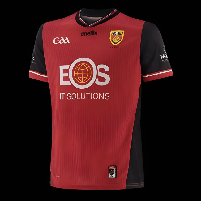25/26 Down GAA Red with Black Trim Home Jersey