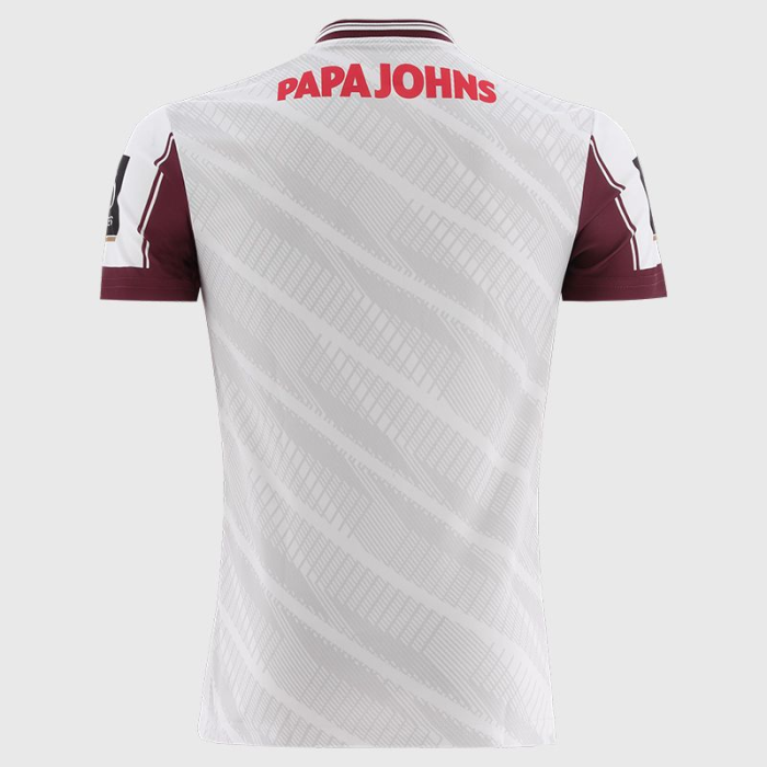 25/26 Galway GAA White with Maroon Trim Away Jersey