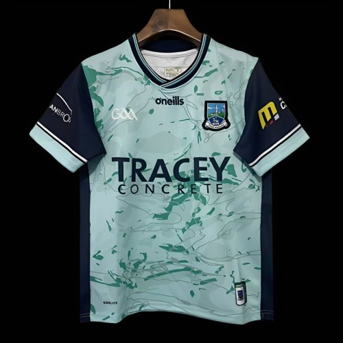 25/26 Fermanagh GAA Mint Green with Navy Trim Away Jersey