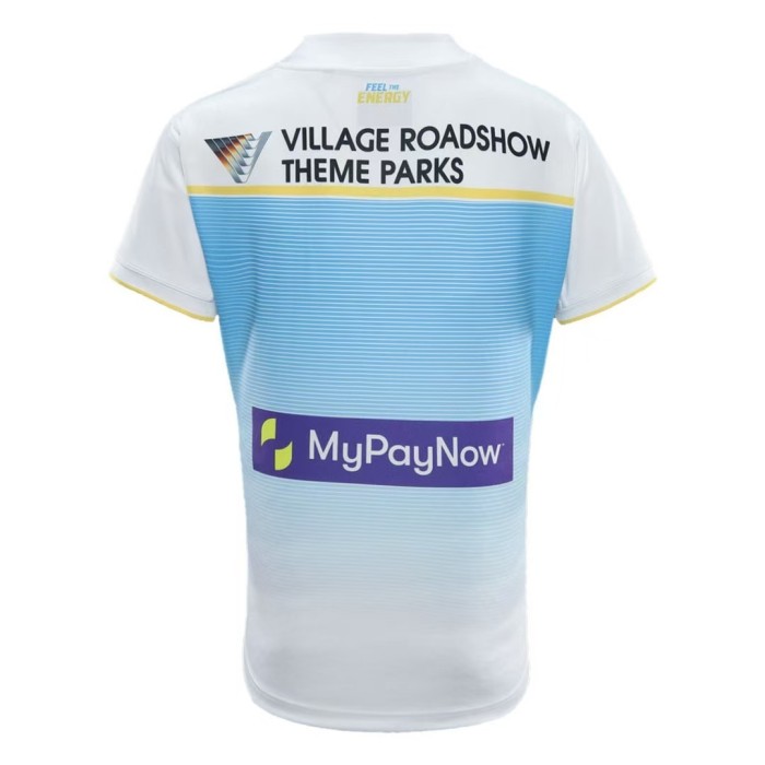 2026 Gold Coast Titans White with Sky Blue Gradient Away Jersey