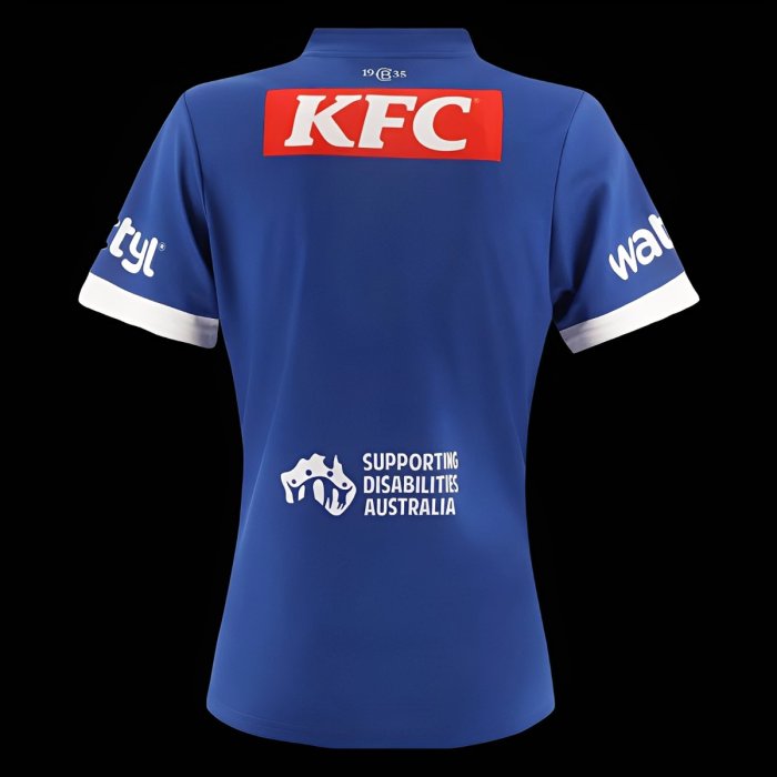 25/26 Canterbury-Bankstown Bulldogs Blue with White Chevron Home Jersey