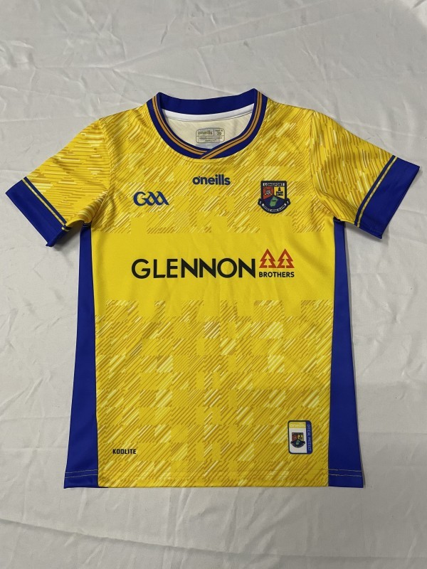 25/26 Kids Roscommon GAA Yellow and Blue Away Jersey