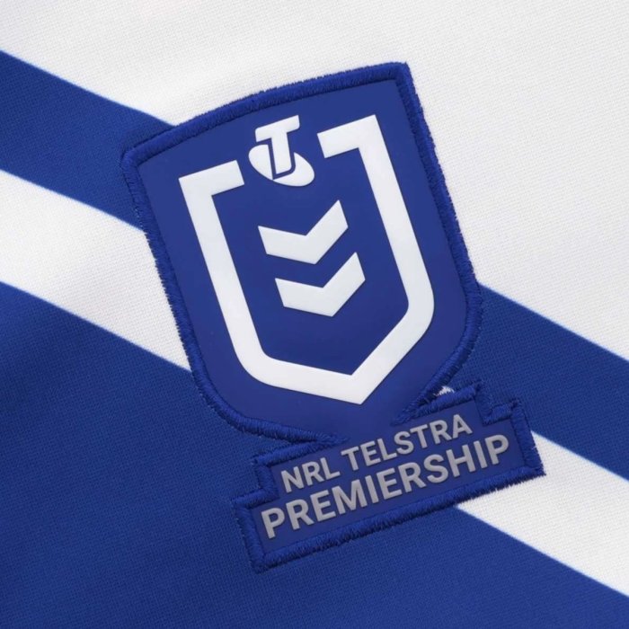 25/26 Canterbury-Bankstown Bulldogs Blue with White Chevron Home Jersey