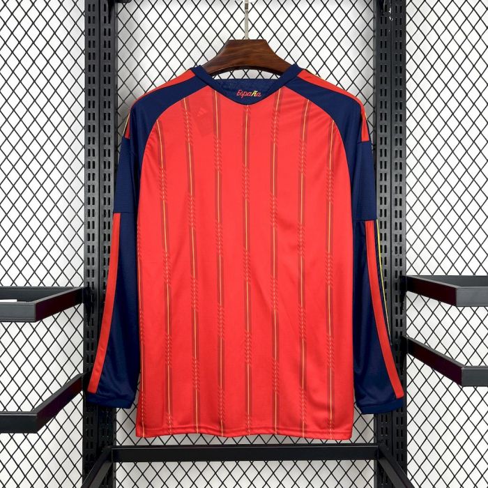2026 Mens Spain World Cup Home Long Sleeve Jersey España