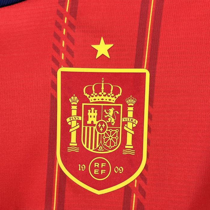 2026 Mens Spain World Cup Home Long Sleeve Jersey España