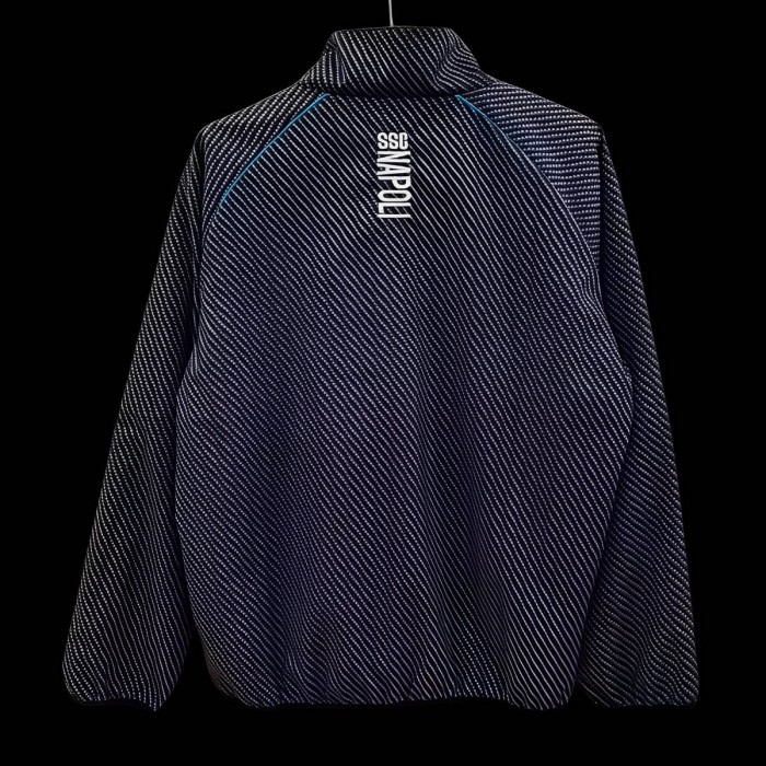 25/26 Napoli Navy with Diagonal Stripe Pattern Windbreaker