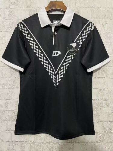 2024 New Zealand Kiwis Black with Checkerboard V Pattern Jersey