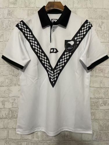 2024 New Zealand Kiwis White with Black Checkerboard V Pattern Jersey