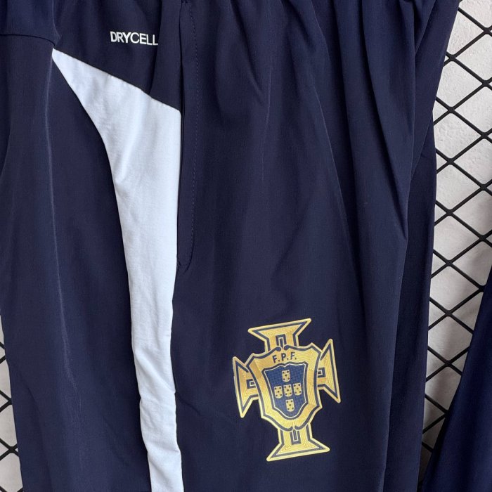 25/26 Portugal Navy Full Zipper Windbreaker + Long Pants