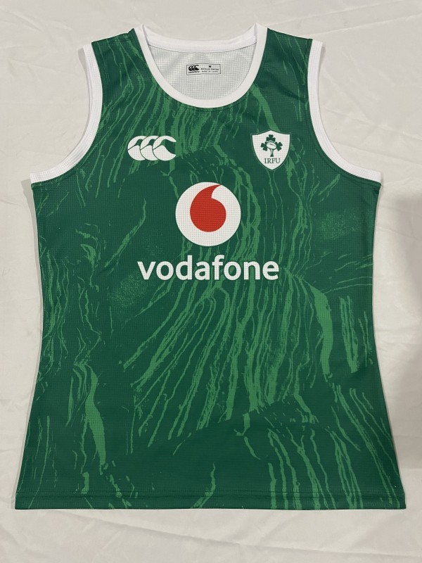 2026 Ireland Green with Abstract Brushstroke Pattern Sleeveless Jersey
