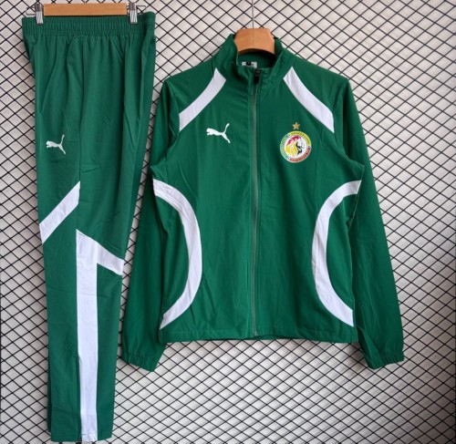 25/26 Algeria Green Full Zipper Windbreaker + Long Pants