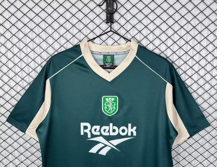 Retro 00/01 Sporting Lisbon Deep Green Training Jersey
