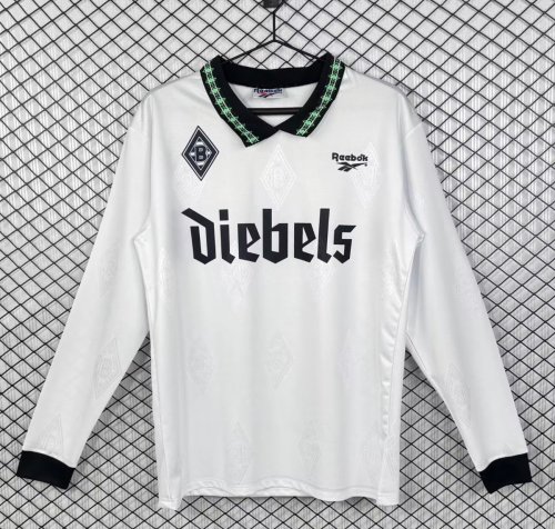 Retro 95/96 Borussia Mönchengladbach Home Long Sleeve Jersey