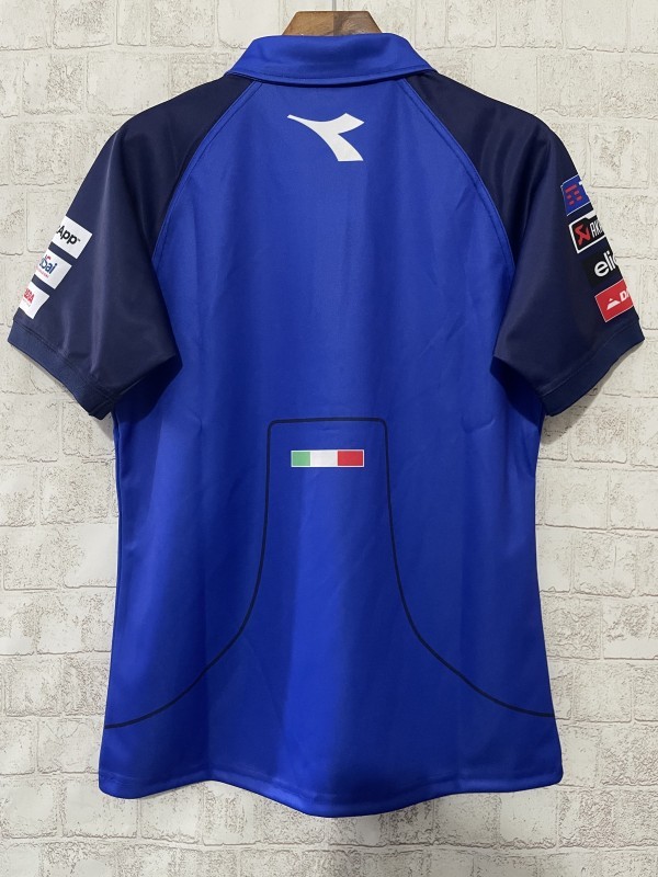 2024 F1  Ducati Corse Blue with Navy  Sleeves Racing Motorsports Polo