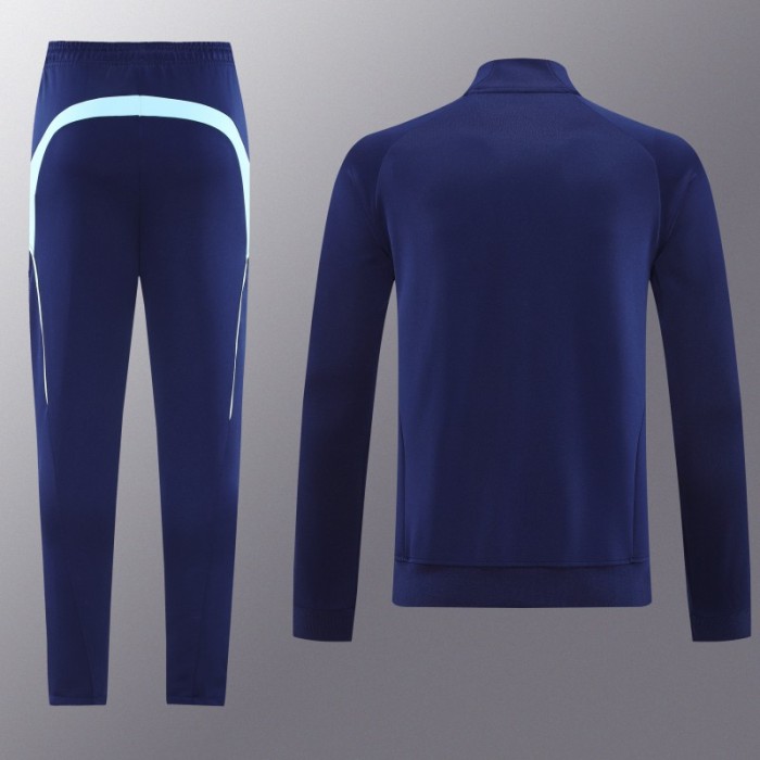 25/26 Ajax Amsterdam Navy Blue Full zipper Jacket Tracksuit+ long pants